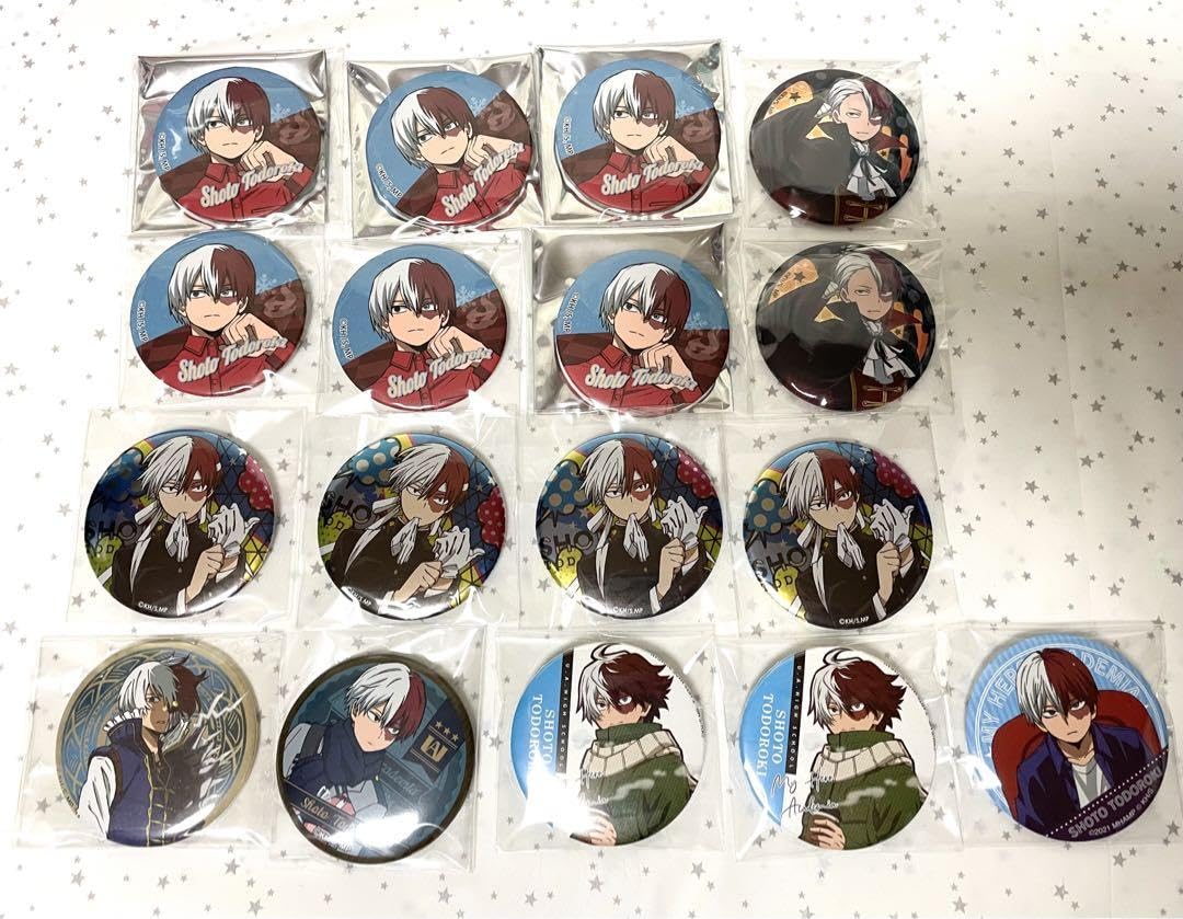 ヒロアカ轟焦凍缶バッジセット